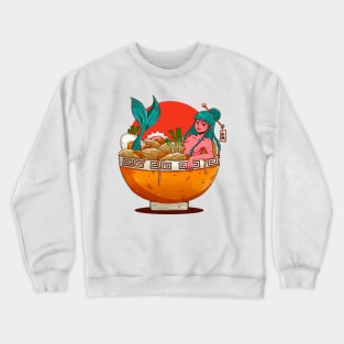 RAMEN MERMAID Crewneck Sweatshirt